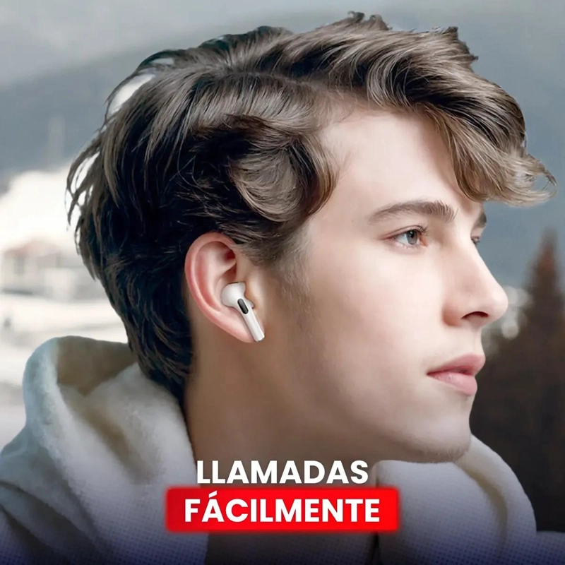 AUDIFONOS INALAMBRICOS CON REDUCCION DE RUIDO Y PANTALLA LED - 3