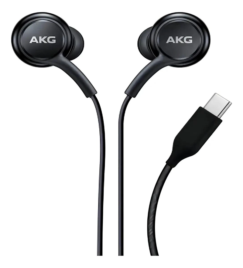 MANOS LIBRES USB TIPO C COLOR NEGRO CON SONIDO AKG - 3