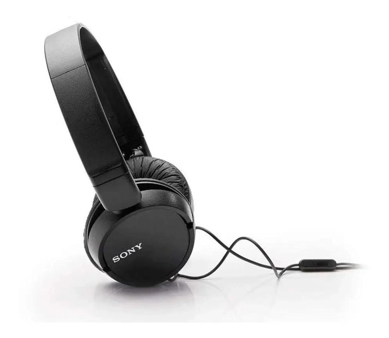 AUDIFONO SOBREPUESTO NEGRO CON MICROFONO - 4