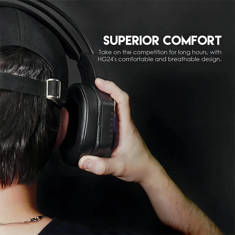 AUDIFONO GAMER RGB 7.1 USB NEGRO - 5