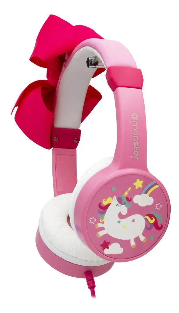 AUDIFONO INFANTIL CON DISEÑO DE UNICORNIO Y LAZO - 1
