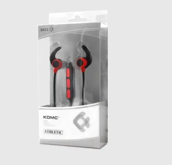 AUDIFONOS DEPORTIVOS INALAMBRICOS BLUETOOTH COLOR ROJO - 2