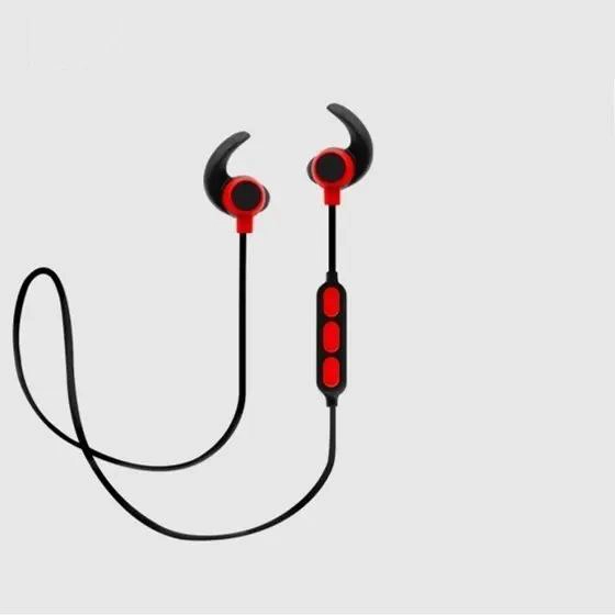 AUDIFONOS DEPORTIVOS INALAMBRICOS BLUETOOTH COLOR ROJO - 3