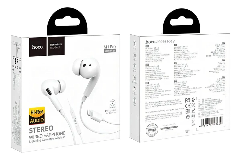 AUDIFONO BLUETOOTH 5.1 LIGHTNING BLANCO - 3