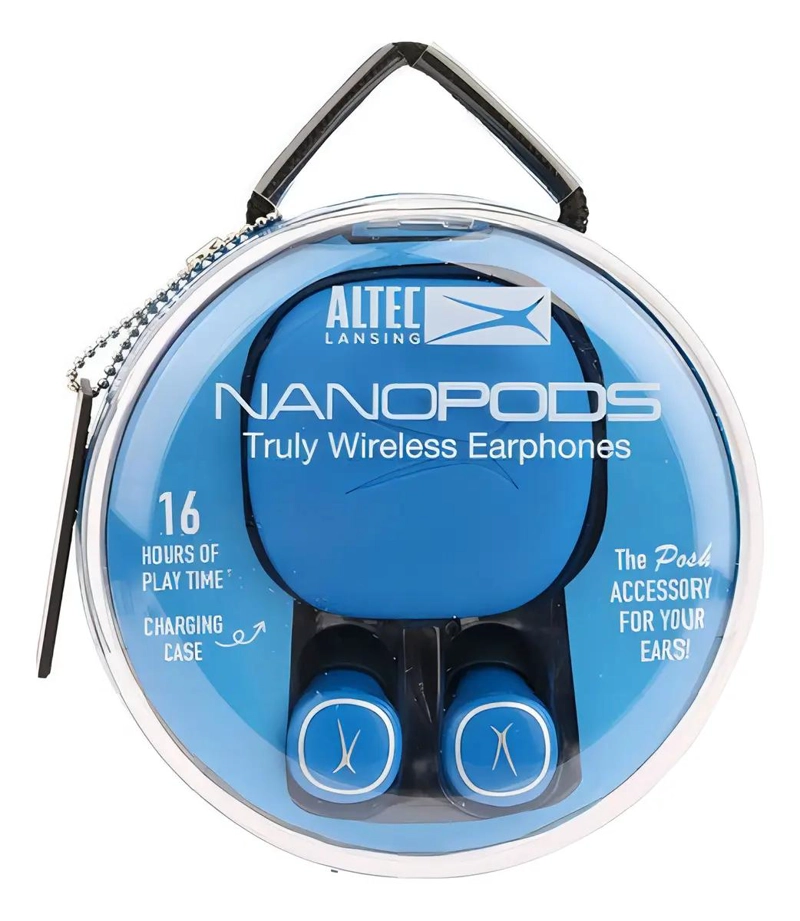 AUDIFONOS BLUETOOTH NANOPODS TWS AZUL - 3