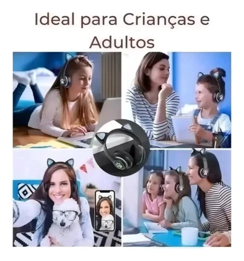 AURICULARES BLUETOOTH INALAMBRICOS CON LUCES LED RGB - 5