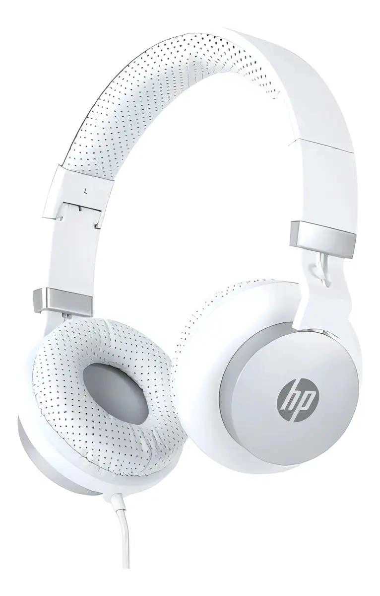 AURICULARES PLEGABLES CON MICROFONO BLANCO - 1