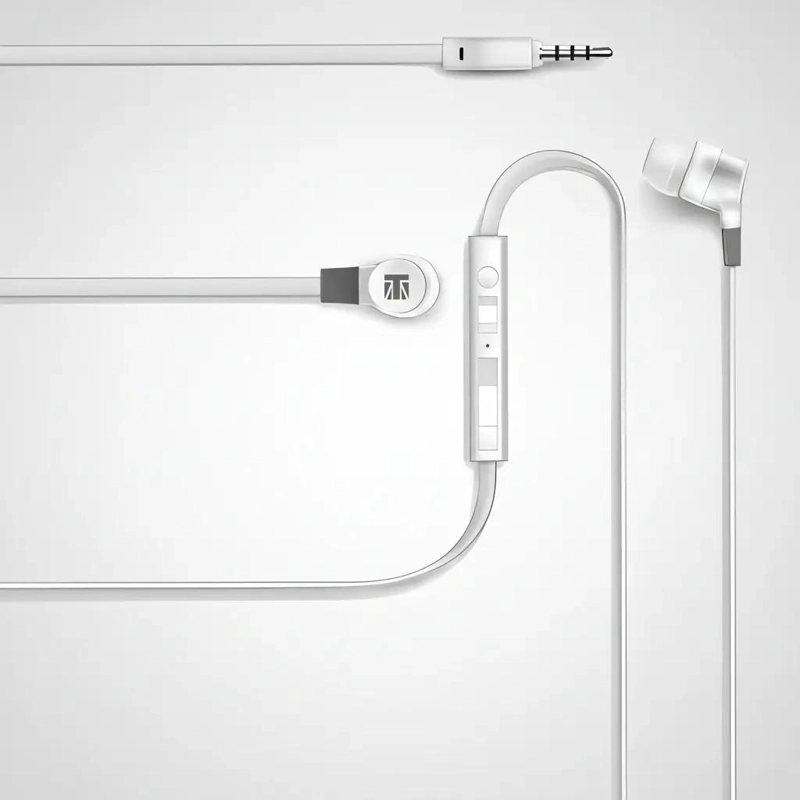 AURICULARES IN-EAR CON MICROFONO Y CABLE DE 1.2M BLANCO - 3