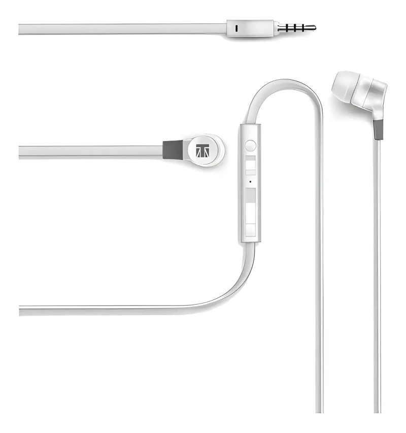 AURICULARES IN-EAR CON MICROFONO Y CABLE DE 1.2M BLANCO - 4