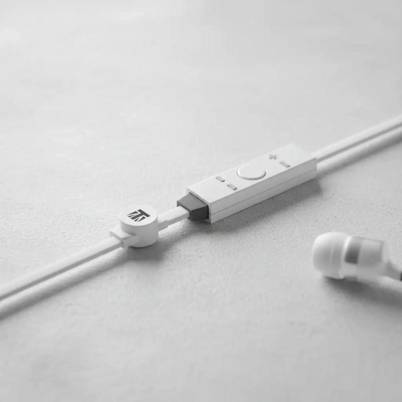 AURICULARES IN-EAR CON MICROFONO Y CABLE DE 1.2M BLANCO - 5