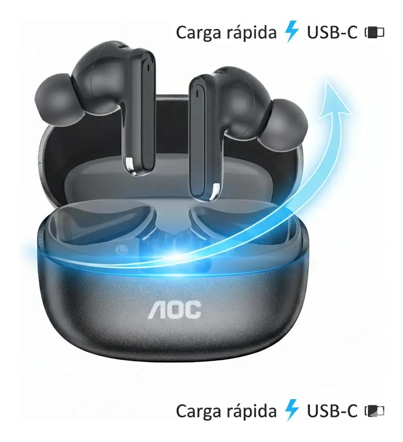 AUDIFONOS BLUETOOTH ULTRA LIGEROS COLOR NEGRO - 2