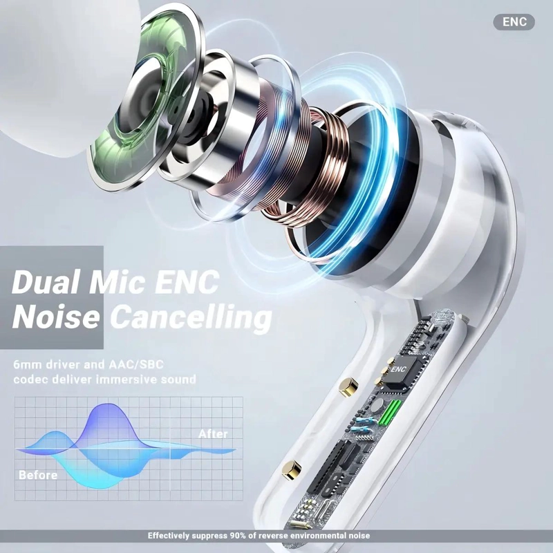 AURICULARES IN-EAR GAMER BLUETOOTH 5.3 NEGRO - 5
