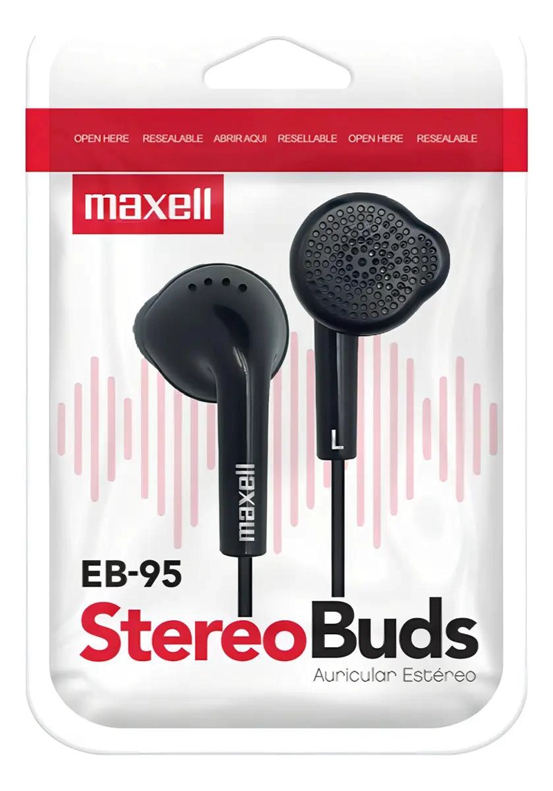 PACK 10 AUDIFONOS ESTE REO BASICOS DE BOTON NEGRO - 4