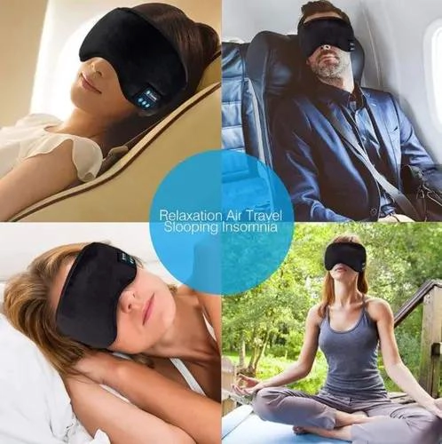 ANTIFAZ PARA DORMIR CON AURICULARES BLUETOOTH 5.0 - 2