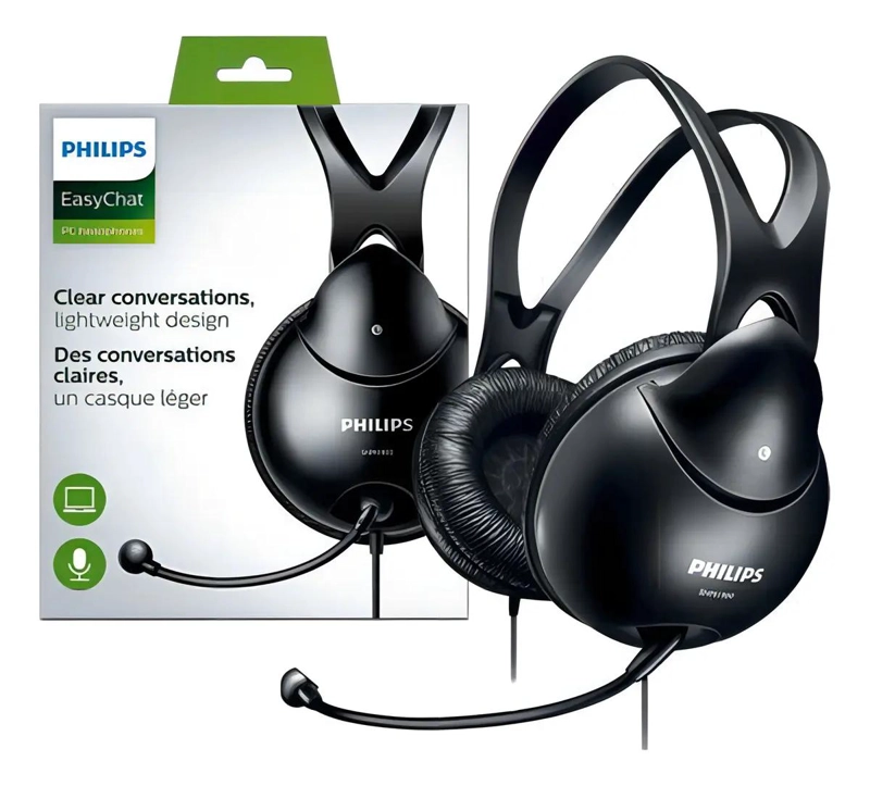 AURICULARES CON MICROFONO Y CABLE DE 1.2 M NEGRO - 5