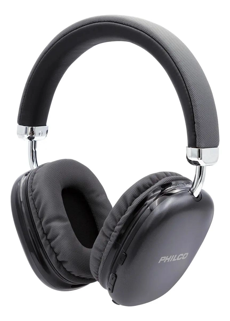 AUDIFONOS BLUETOOTH DL770 AIR CON MICRO SD NEGRO Y GRIS - 1