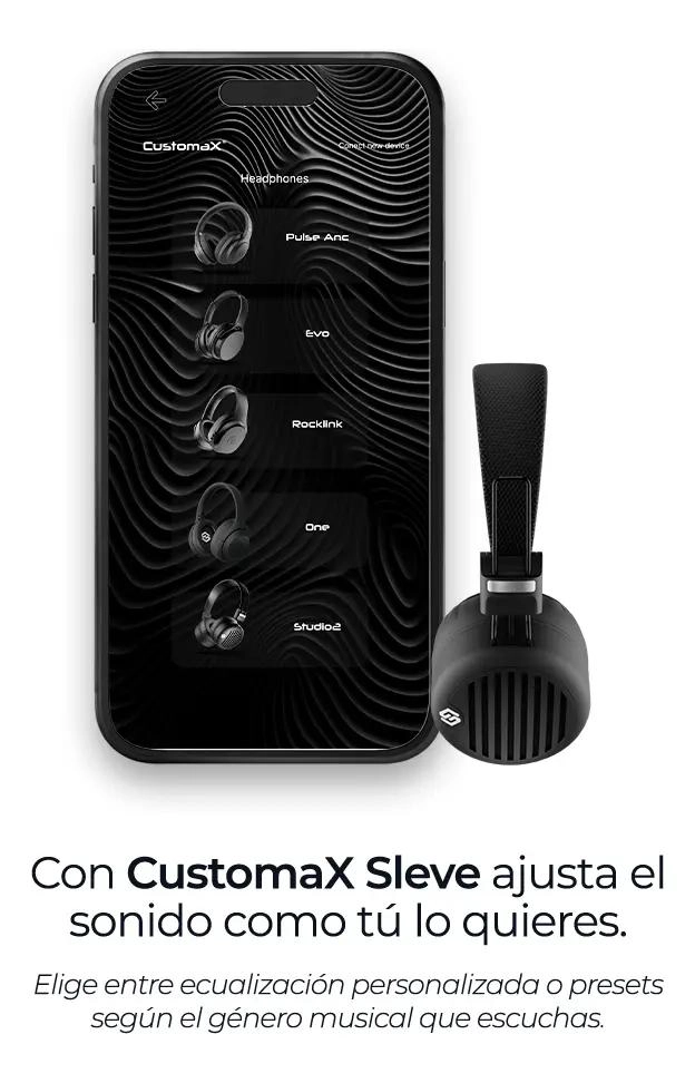 AUDIFONOS BLUETOOTH SLEVE STUDIO 2 NEGRO - 2