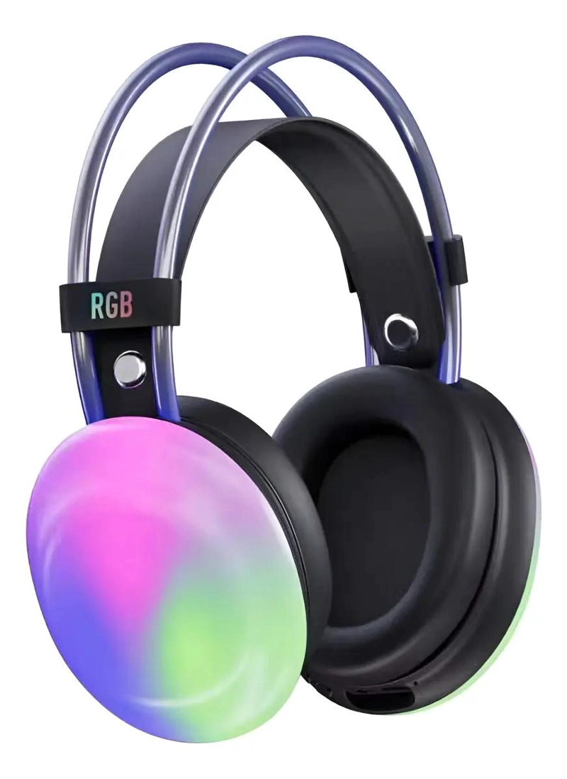 AUDIFONOS BLUETOOTH INALAMBRICOS CON LED RGB - 1