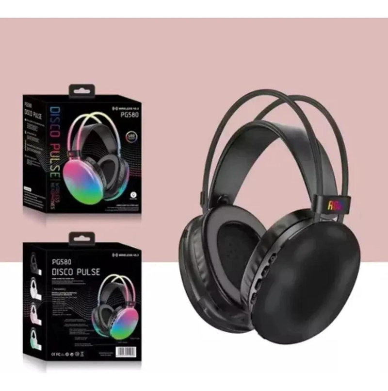 AUDIFONOS BLUETOOTH INALAMBRICOS CON LED RGB - 3