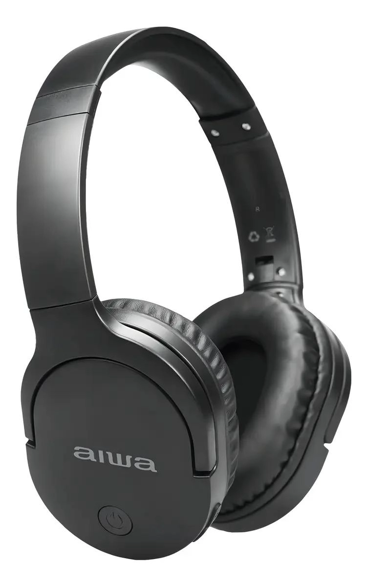 AUDIFONOS BLUETOOTH OVER EAR PLEGABLES NEGRO - 1