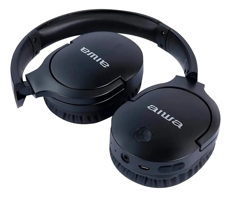 AUDIFONOS BLUETOOTH OVER EAR PLEGABLES NEGRO - 3
