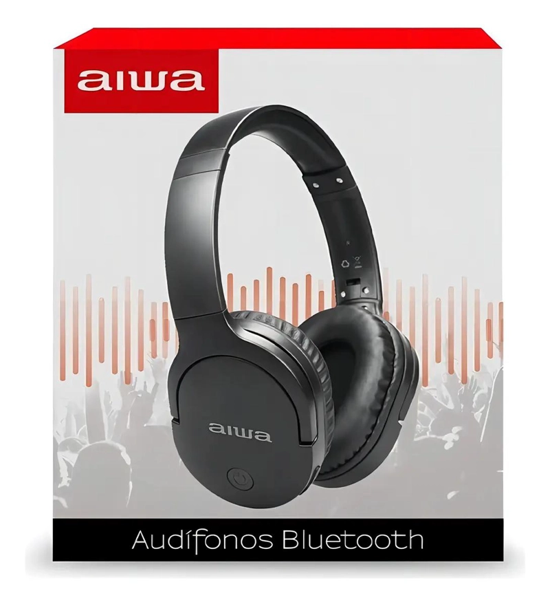 AUDIFONOS BLUETOOTH OVER EAR PLEGABLES NEGRO - 4