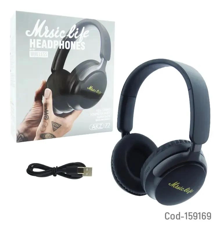 AUDIFONOS INALAMBRICOS BLUETOOTH CON SUPER BASS Y MANOS   - 3