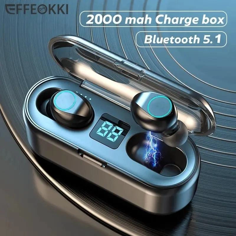 AURICULARES INALAMBRICOS BLUETOOTH 5.0 F9 TWS - 5