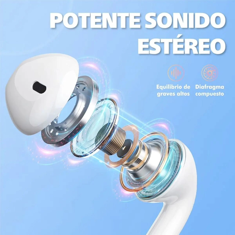 AUDIFONOS BLUETOOTH INALAMBRICOS TWS C48 - 5
