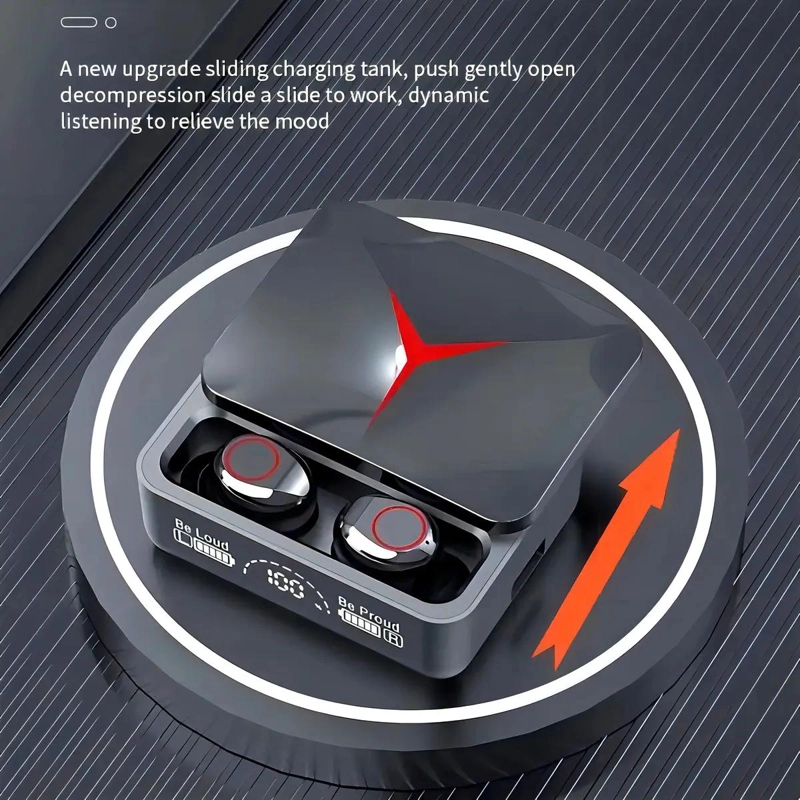 AUDIFONOS BLUETOOTH INALAMBRICOS TACTILES CON LED M90PRO - 5
