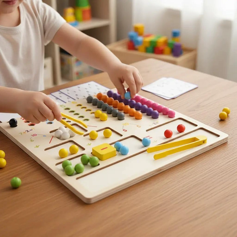 JUGUETE DIDACTICO MONTESSORI PARA EDUCACION MATEMATICA - 1