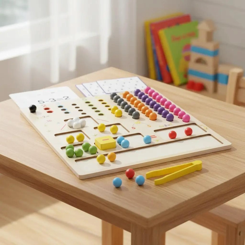 JUGUETE DIDACTICO MONTESSORI PARA EDUCACION MATEMATICA - 5