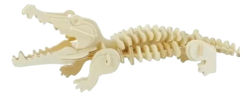 PACK 5 ROMPECABEZAS 3D DE MADERA DINOSAURIOS - 5