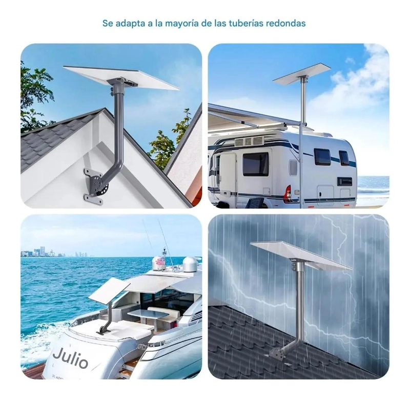 ADAPTADOR DE TUBO PARA MONTAJE STARLINK GEN 3 EN ALUMINIO - 4