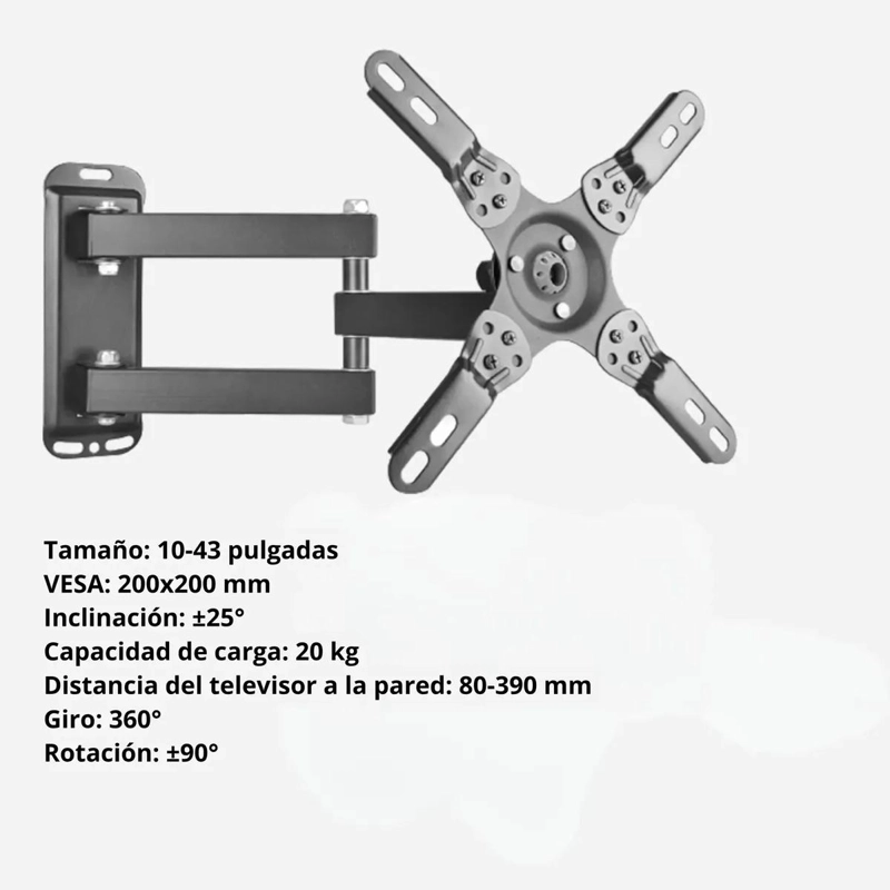 SOPORTE PARA TELEVISOR HASTA 43 PULGADAS - 5