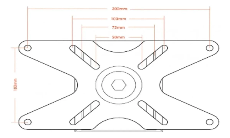 SOPORTE DE PARED PARA PANTALLAS LCD/LED 15 A 30 PULGADAS - 3