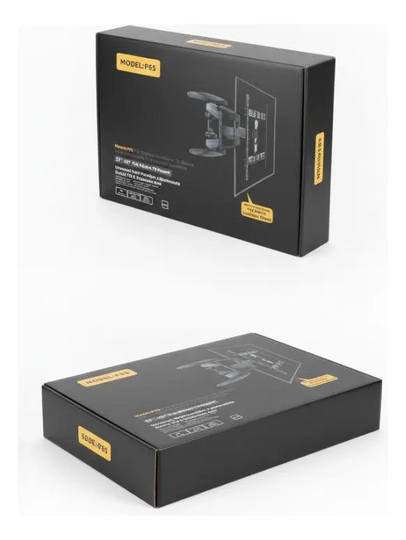BRAZO ARTICULADO UNIVERSAL PARA TV 55-85 PULGADAS NEGRO - 3