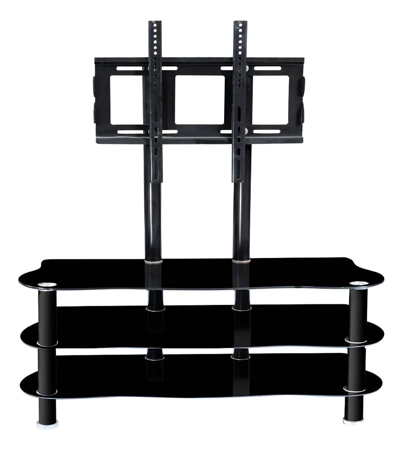 GENÉRICO SOPORTE UNIVERSAL 3 BANDEJAS VIDRIO TEMPLADO 21-50 PULG