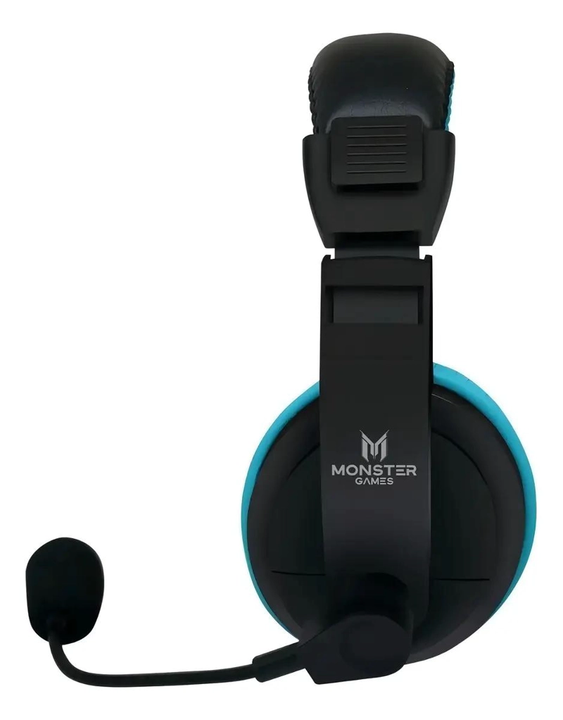 AURICULARES GAMER LOUD BLUE CON MICROFONO MULTIPLATAFORMA - 3