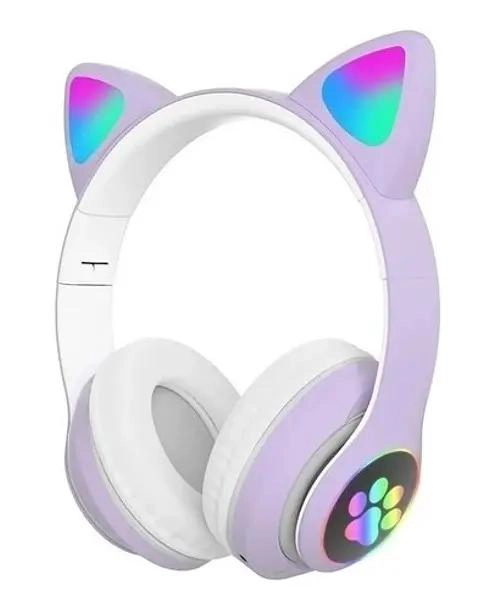AUDIFONOS INALAMBRICOS CON LUCES RGB PARA NIÑOS - 1