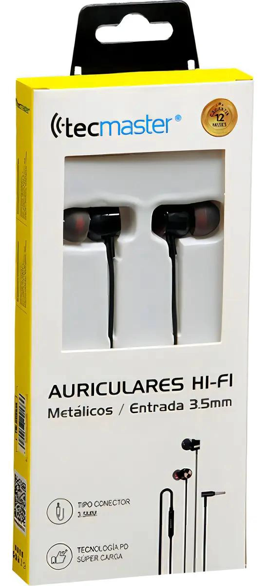 AUDIFONOS HI-FI CON MICROFONO 3.5MM NEGRO - 2