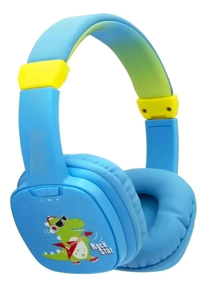 AUDIFONO PARA NIÑOS COLOR AZUL CON DISEÑO COMODO - 1