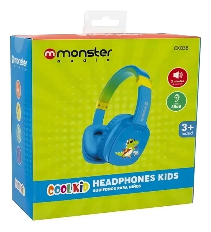 AUDIFONO PARA NIÑOS COLOR AZUL CON DISEÑO COMODO - 2