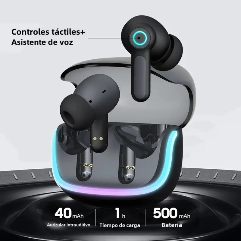 AUDIFONO INALAMBRICO GAMER TWS CON RGB - 2