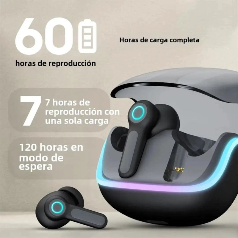 AUDIFONO INALAMBRICO GAMER TWS CON RGB - 3