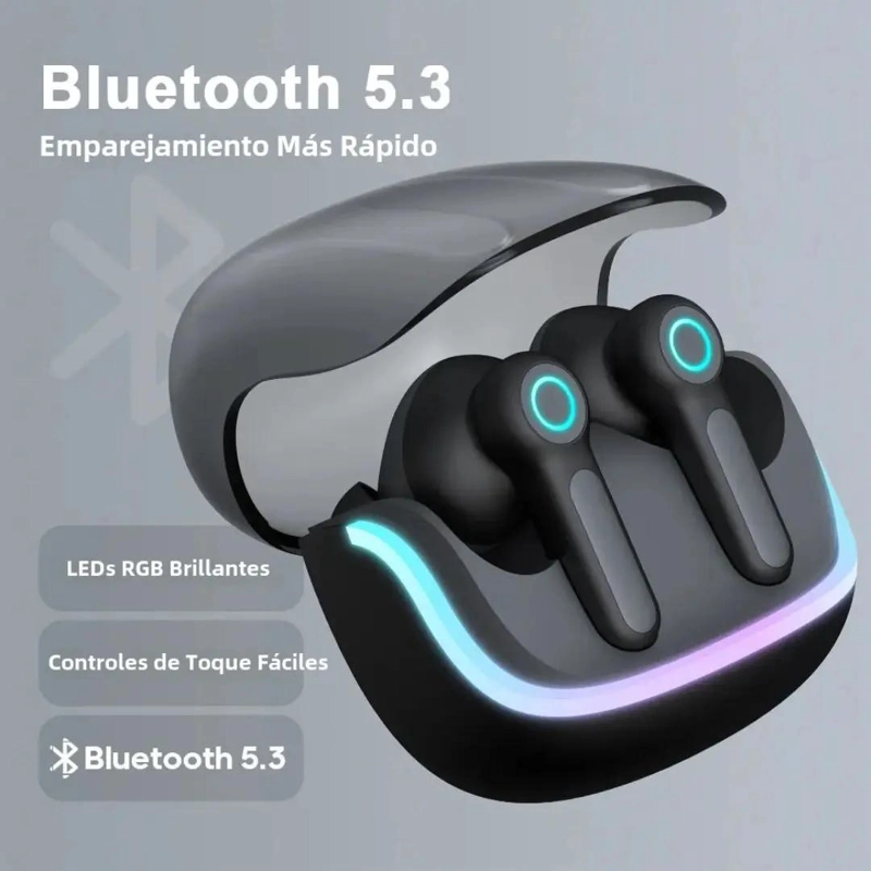 AUDIFONO INALAMBRICO GAMER TWS CON RGB - 4