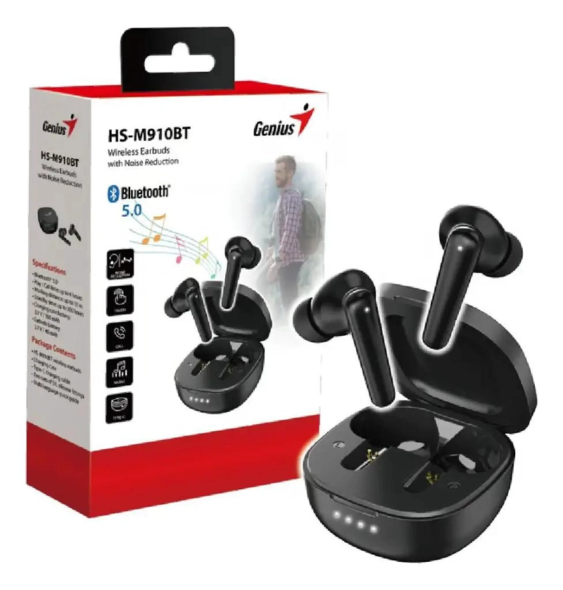 AURICULARES INALAMBRICOS BLUETOOTH COLOR NEGRO - 3
