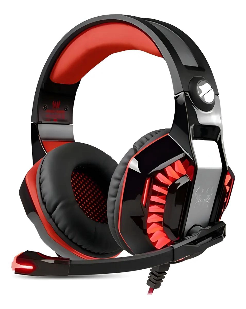 AUDIFONOS GAMER CON LUZ LED Y MICROFONO INTEGRADO - 1