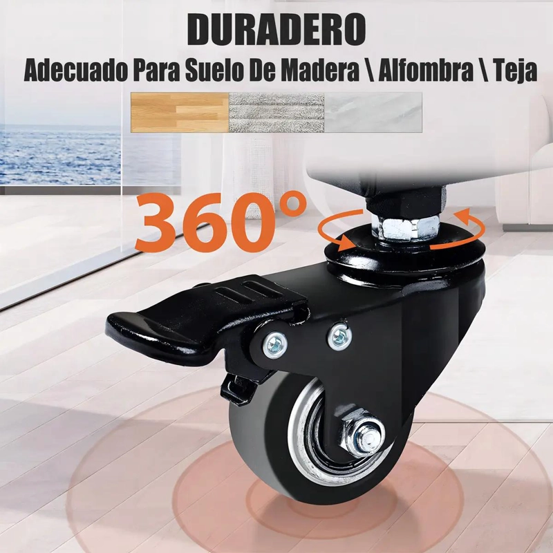 SOPORTE MOVIL PARA TV 32 A 70 PULGADAS CON RUEDAS - 3