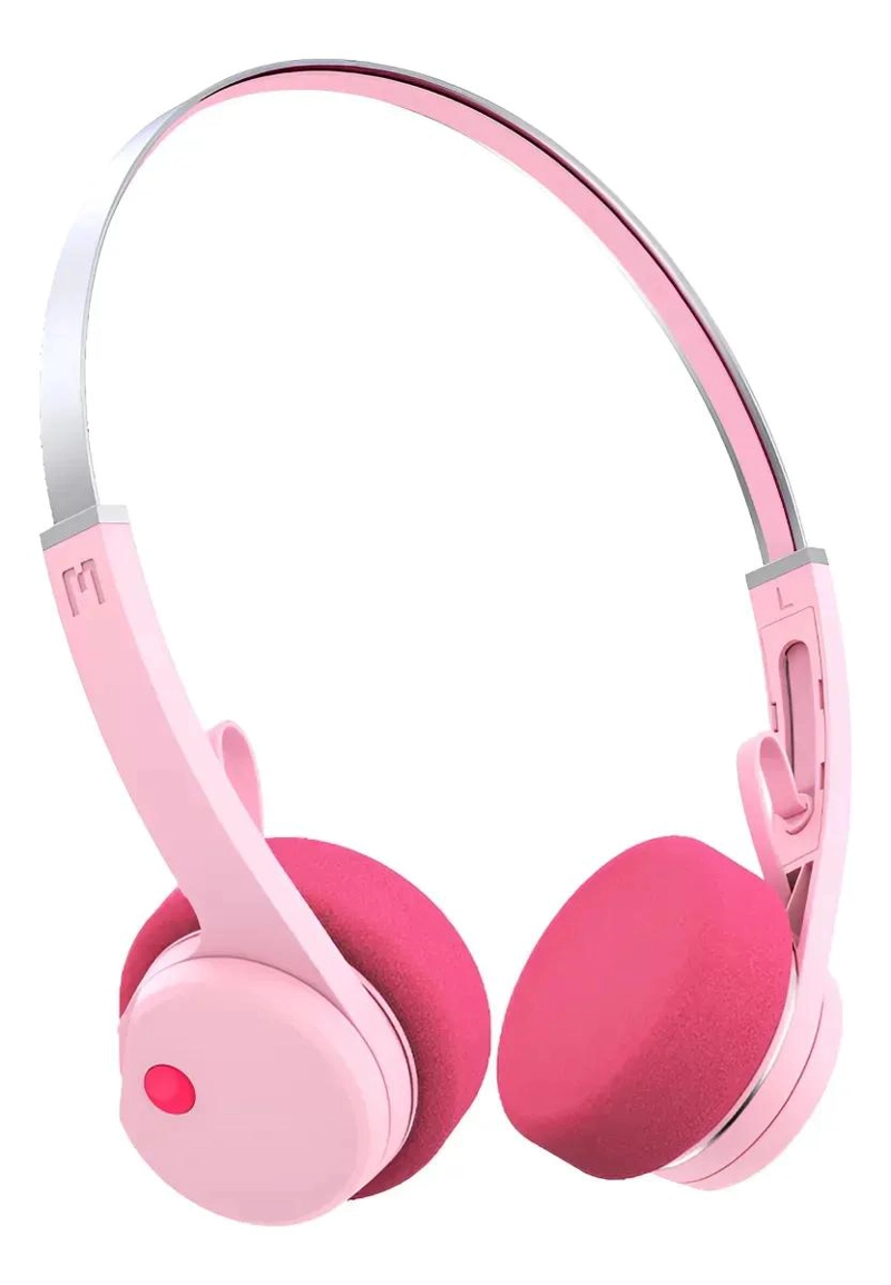 AUDIFONOS ON-EAR BLUETOOTH 5.3 ROSA RETRO - 1